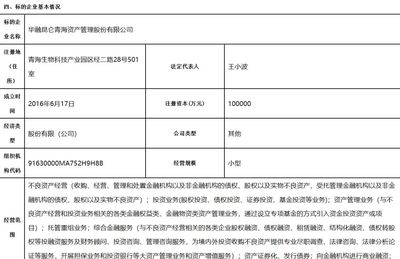重磅！中国华融资清仓青海省唯一AMC牌照股权，受托掌控股权基金战投重整